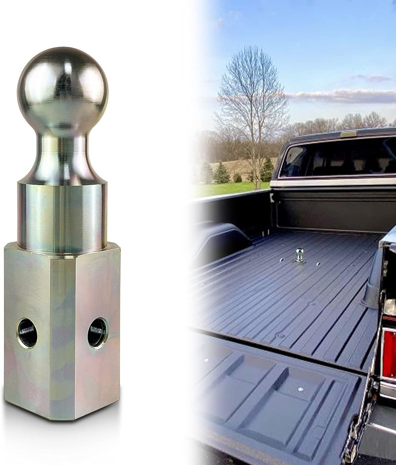 VONLX Gooseneck Hitch Ball 2-5/16" Gooseneck Hitch Replacement Ball Maximum Load Capacity 30,000 lbs Trailer Hitches Hi-Rise Ball - Image 1